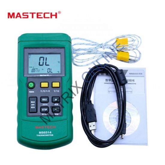 MS6514 Digital Dual Channel Thermometers