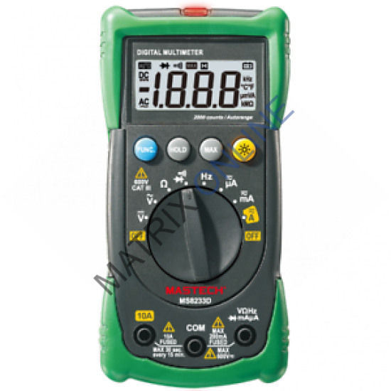 MS8233D Auto Ranging Digital Multimeter 600V