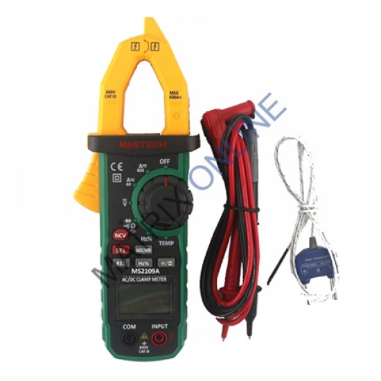 MS2109A Digital AC/DC Clamp Meter 600A Chinese Packing 