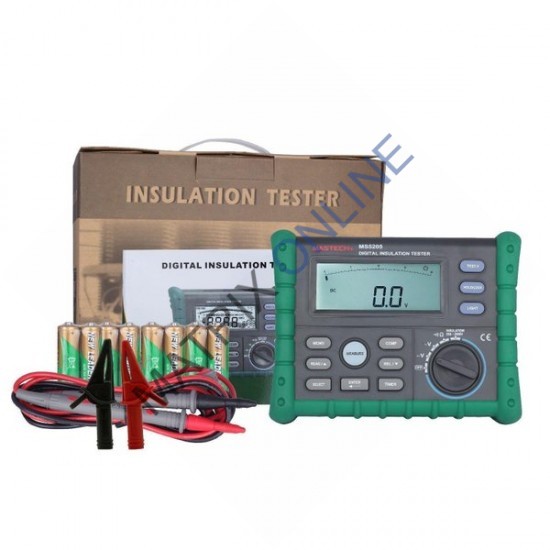 MS5205 Digital Insulation Testers 250V - 2500V 