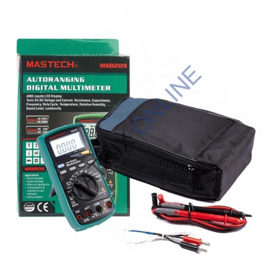 MS8209 Digital Multimeter With Environment 4 in 1 600V