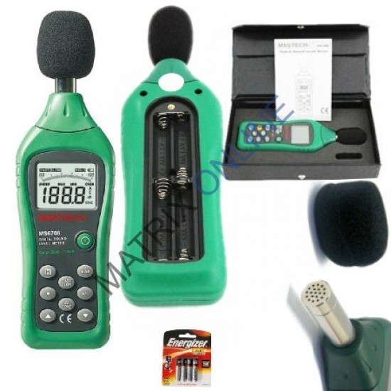 MS6708 Digital Sound Level Meter 30db - 80db