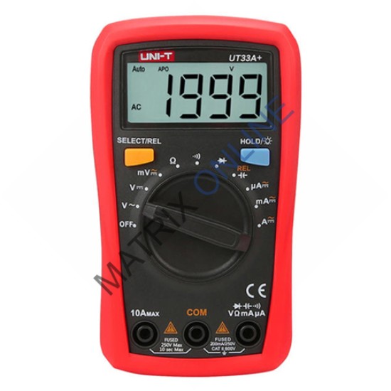 UT33A+ Palm Size Multimeter  600V