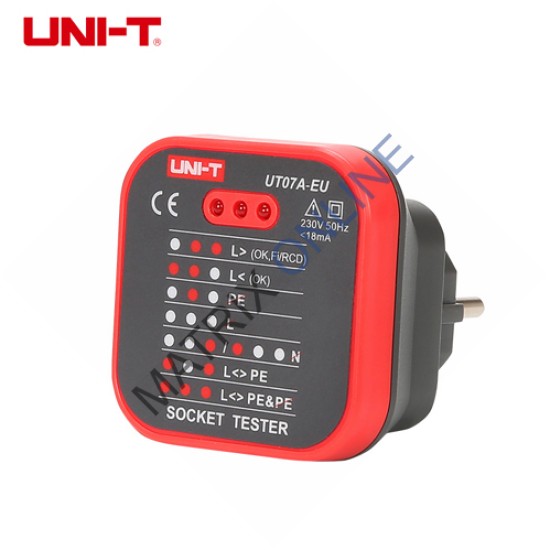 UT07A-EU Socket tester 230V 