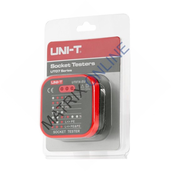 UT07A-EU Socket tester 230V 