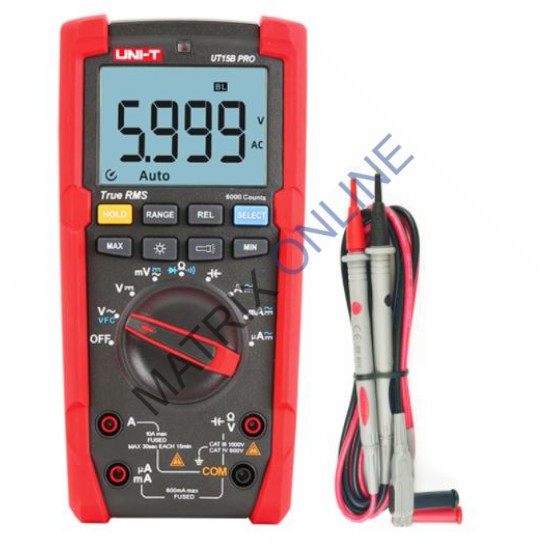 UT15B PRO True RMS Digital Multimeter 1000V