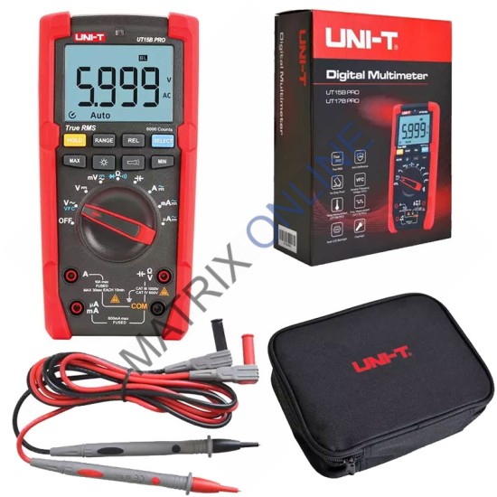 UT15B PRO True RMS Digital Multimeter 1000V