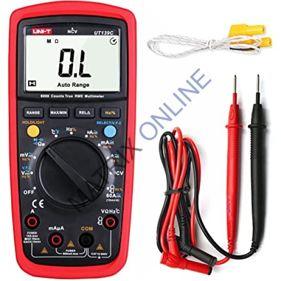 UT139C True RMS Digital Multimeter 600V