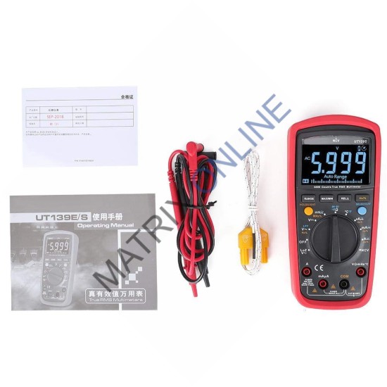 UT139S True RMS Digital Multimeter 600V