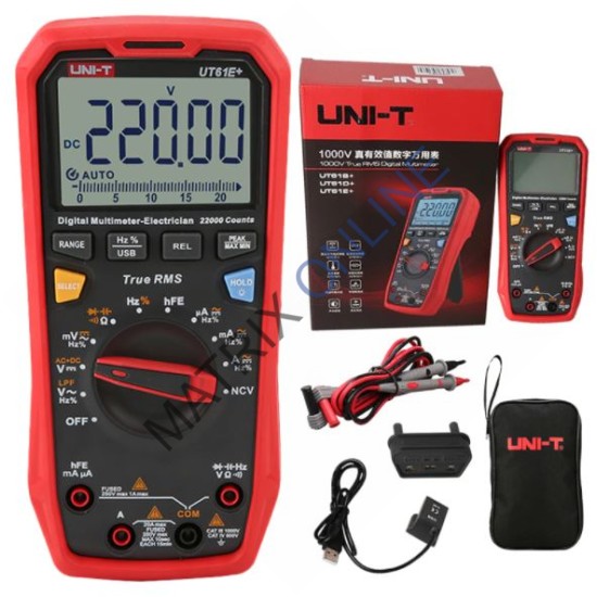 UT61E+ True RMS Digital Multimeter 1000V