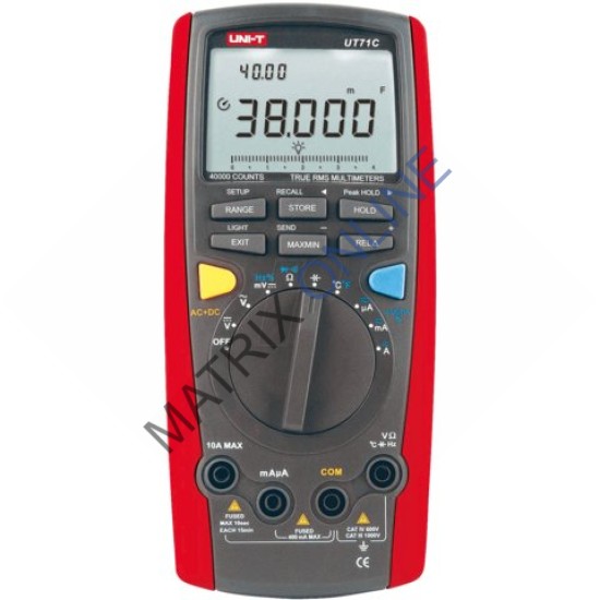 UT71C Middle Size Intelligent Digital Multimeter 1000V