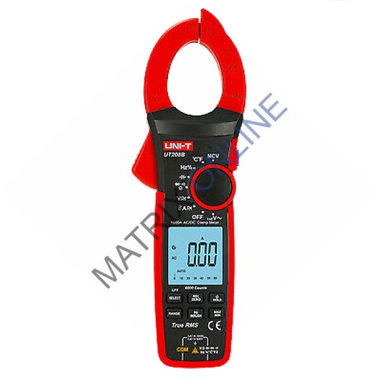 UT208B True RMS Digital AC/DC Clamp Meter 1000A