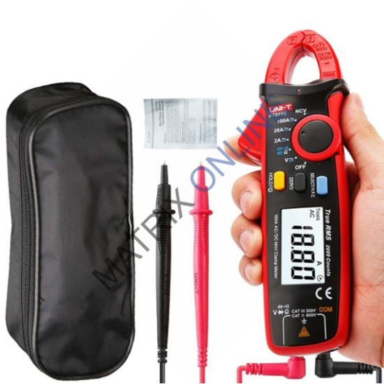 UT210E Mini Digital AC/DC Clamp Meter 100A