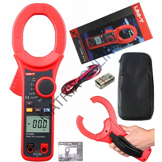 UT220 Digital AC Clamp Meter 2000A