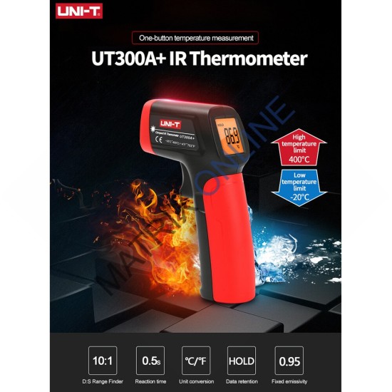 UT300A+ Infrared Thermometer -20℃～400℃