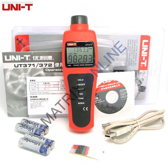 UT371 Digital Tachometer 10RPM~99999RPM