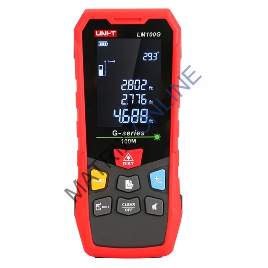 LM100G Digital Laser Distance Meter 100M Green Laser