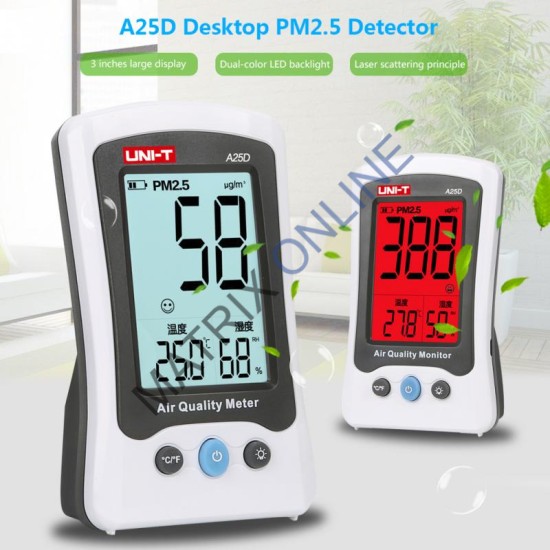 A25D Digital Bench top PM2.5 Air Quality Meter