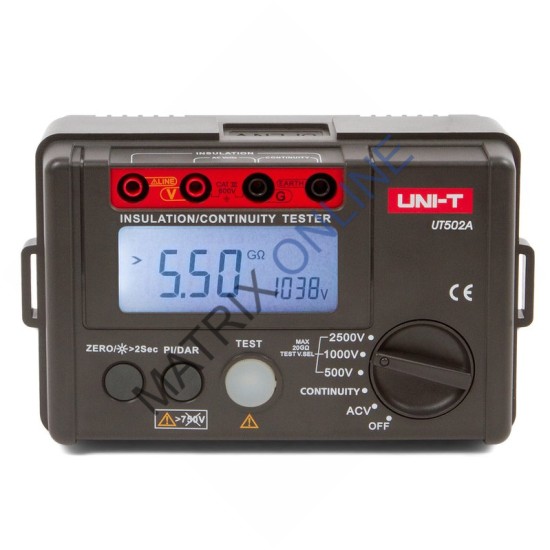 UT502A Digital Insulation Resistance Tester 2500V