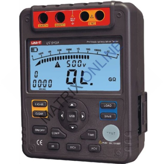 UT513A Digital Insulation Resistance Tester 5000V