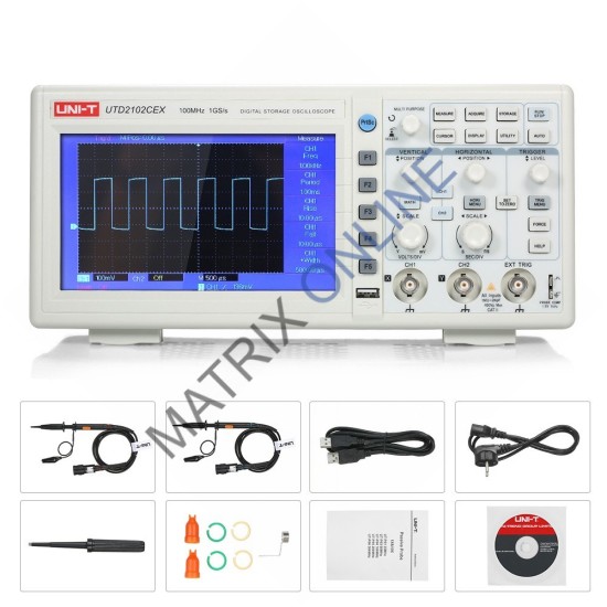 UTD2102CEX Digital Storage Oscilloscope 100Mhz