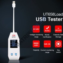 UT658LOAD Digital USB Tester 4~24VDC