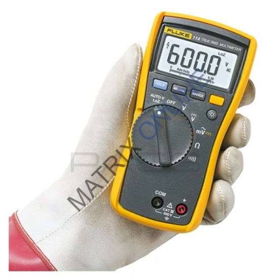 Fluke 114 True-RMS Electrical Multimeter CAT III 600 V